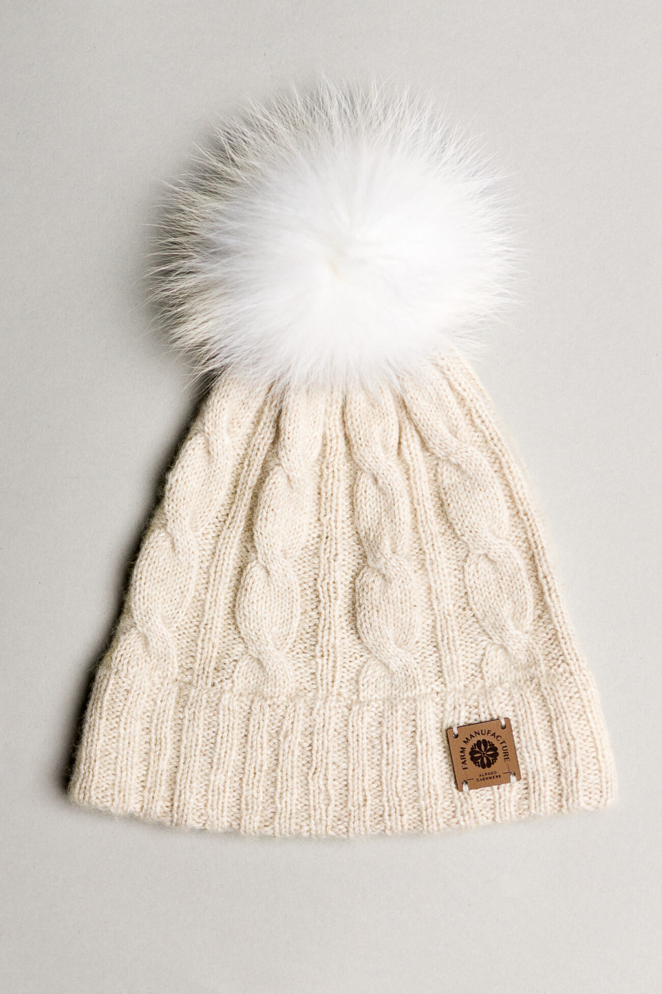 Berretto fiume 100% cashmere fatto a mano