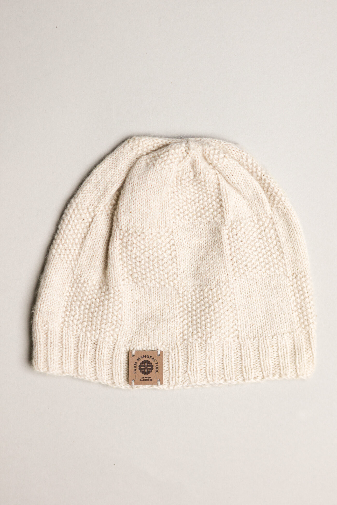 Berretto Terra 100% cashmere lavorato ai ferri