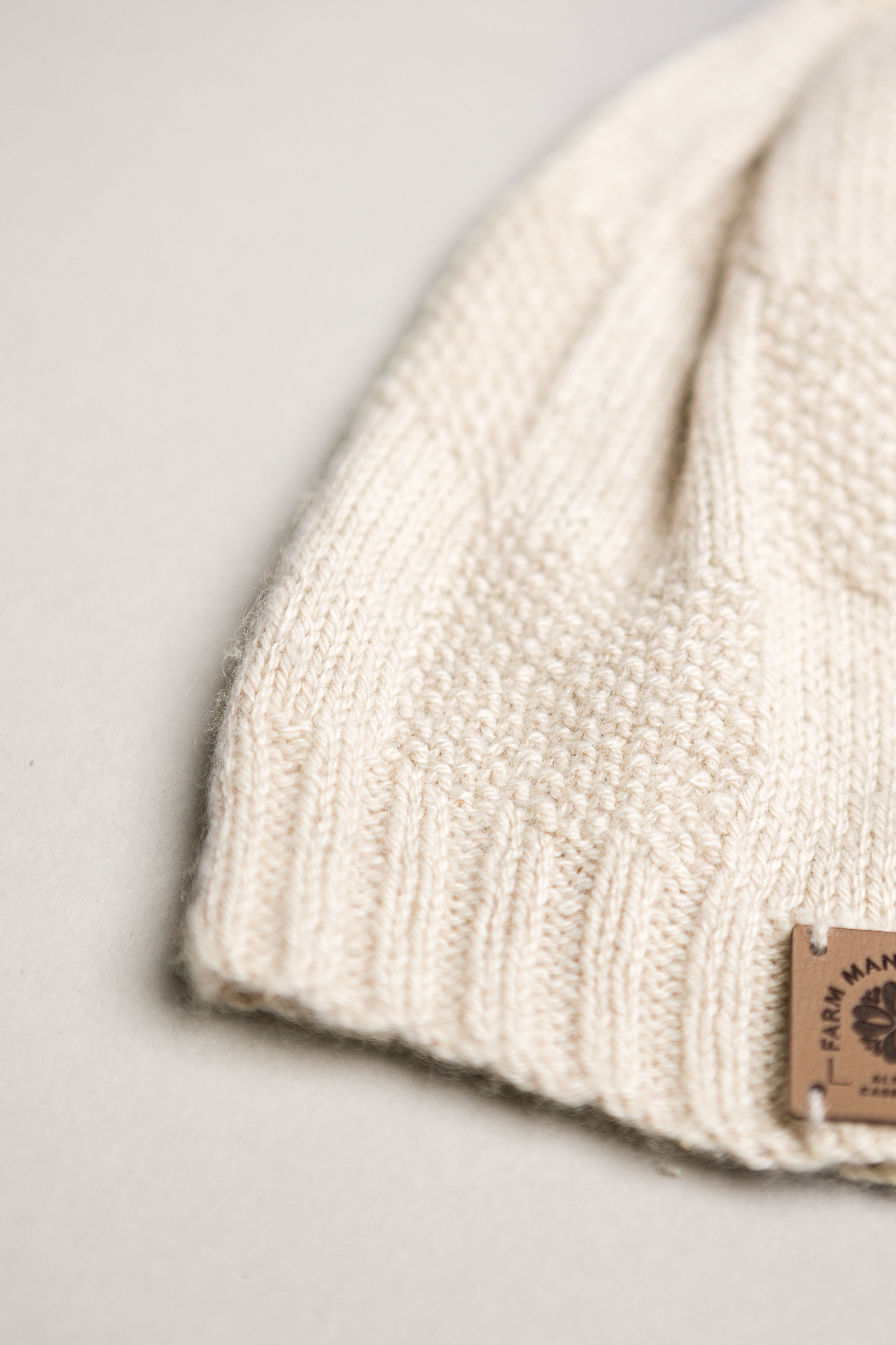 Berretto Terra 100% cashmere naturale