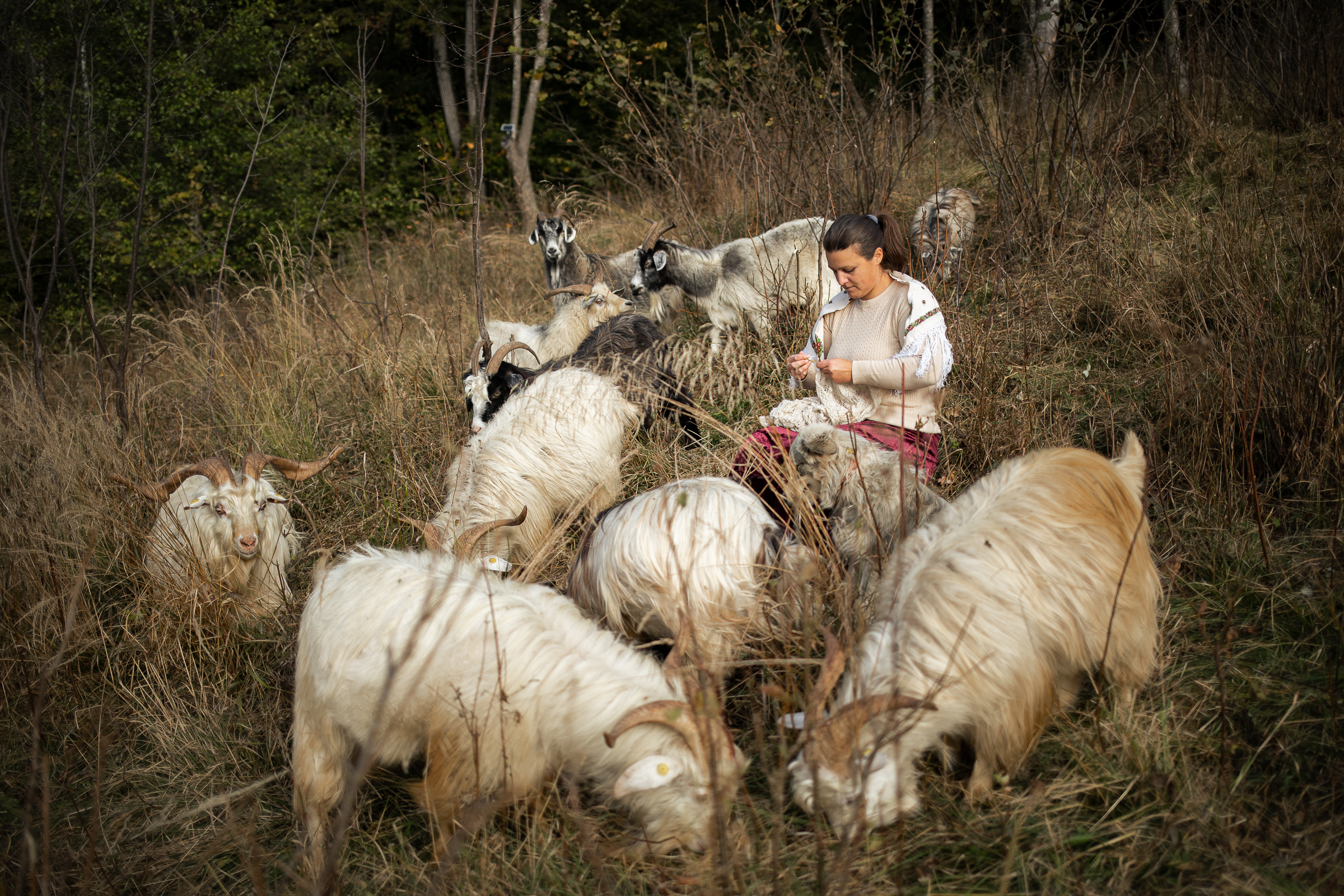 Cashmere lavorato a mano ai ferri