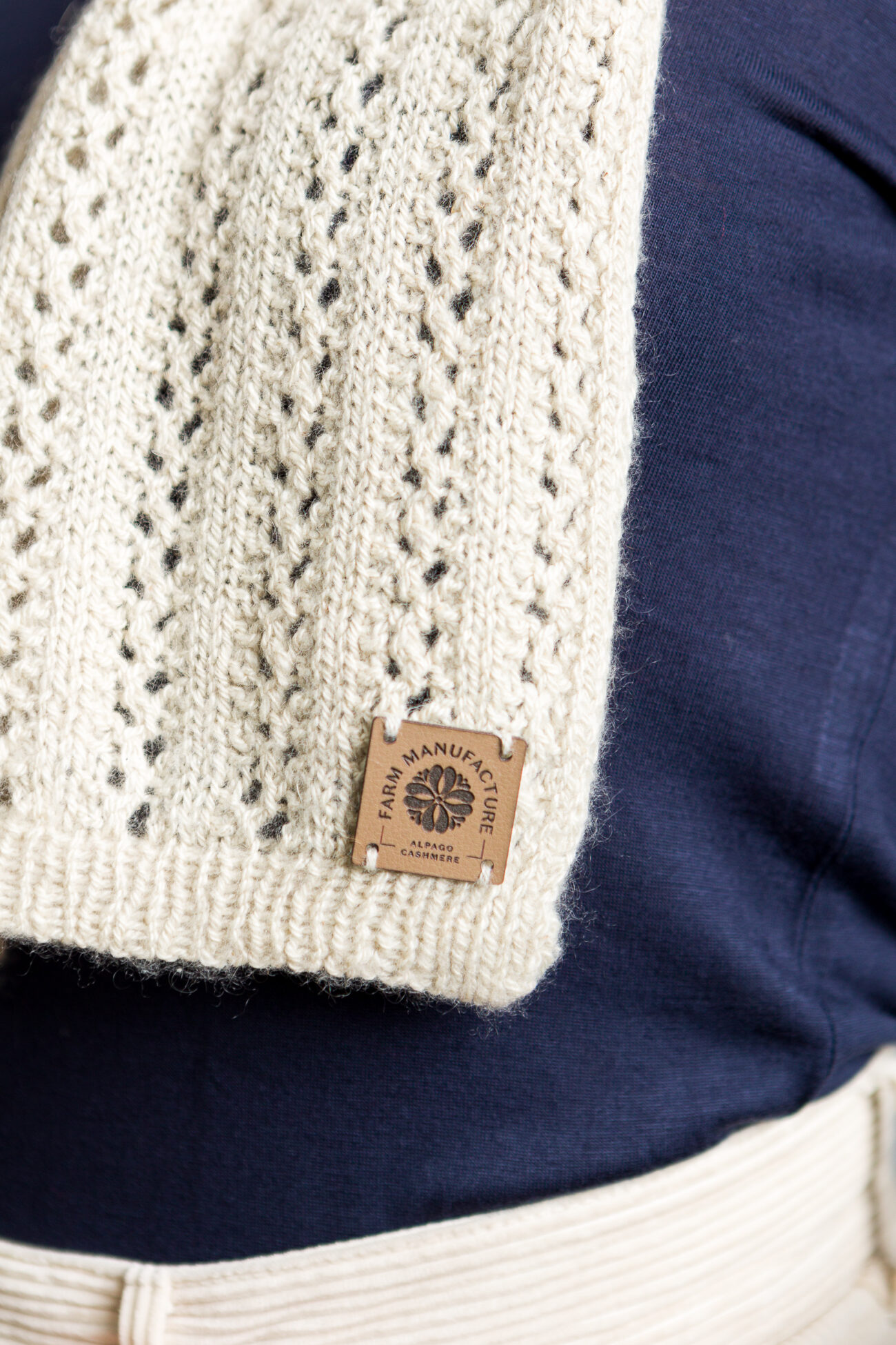 Sciarpa Prato con filato 100% cashmere