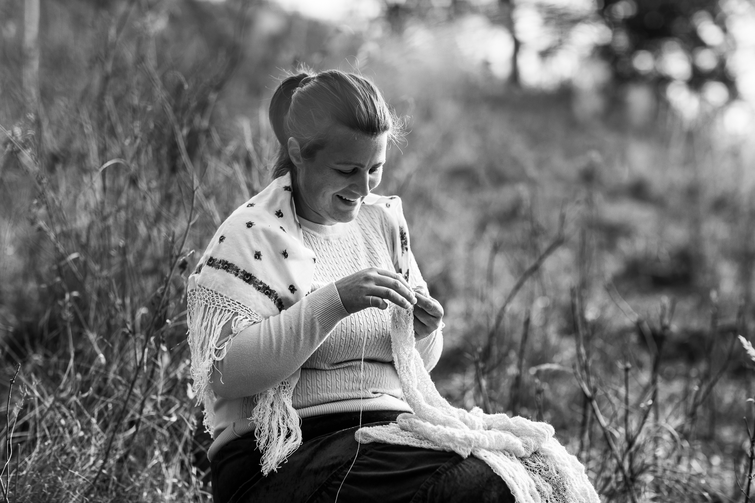 Cashmere Alpago lavorato ai ferri