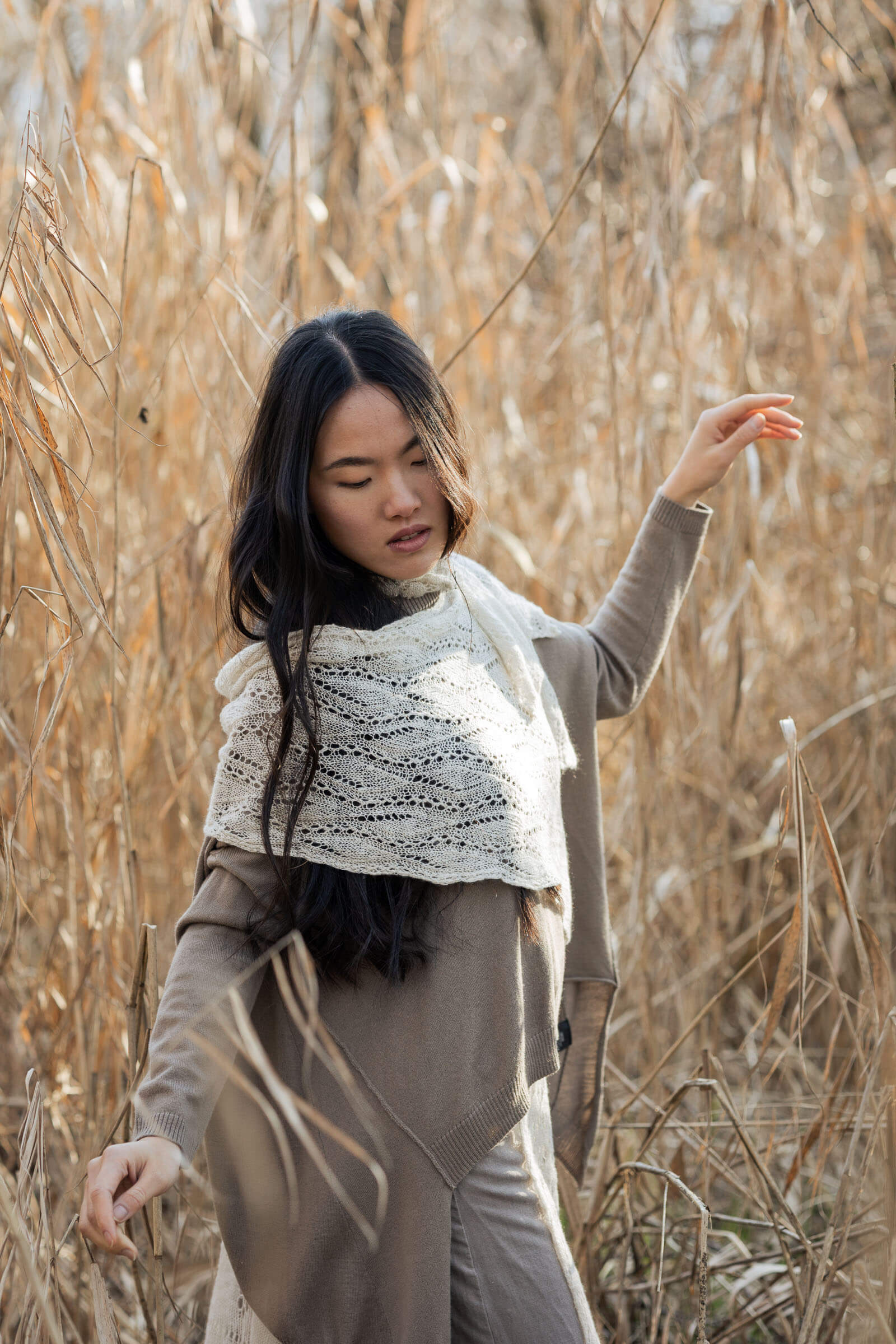Sciarpa Cashmere Alveare (1)